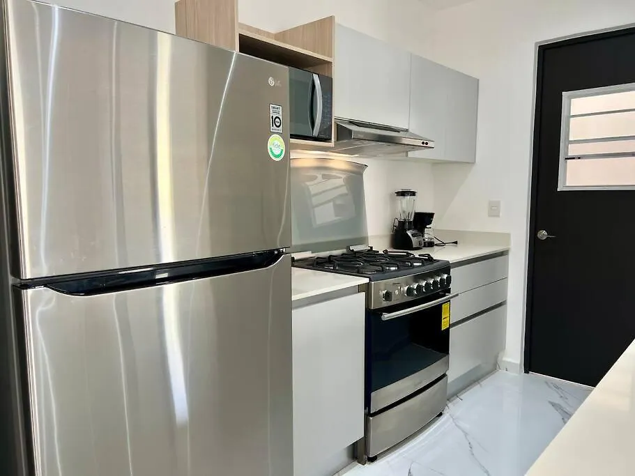 Comodo Y Hermoso Departamento Para 5 En Tulum Ir22