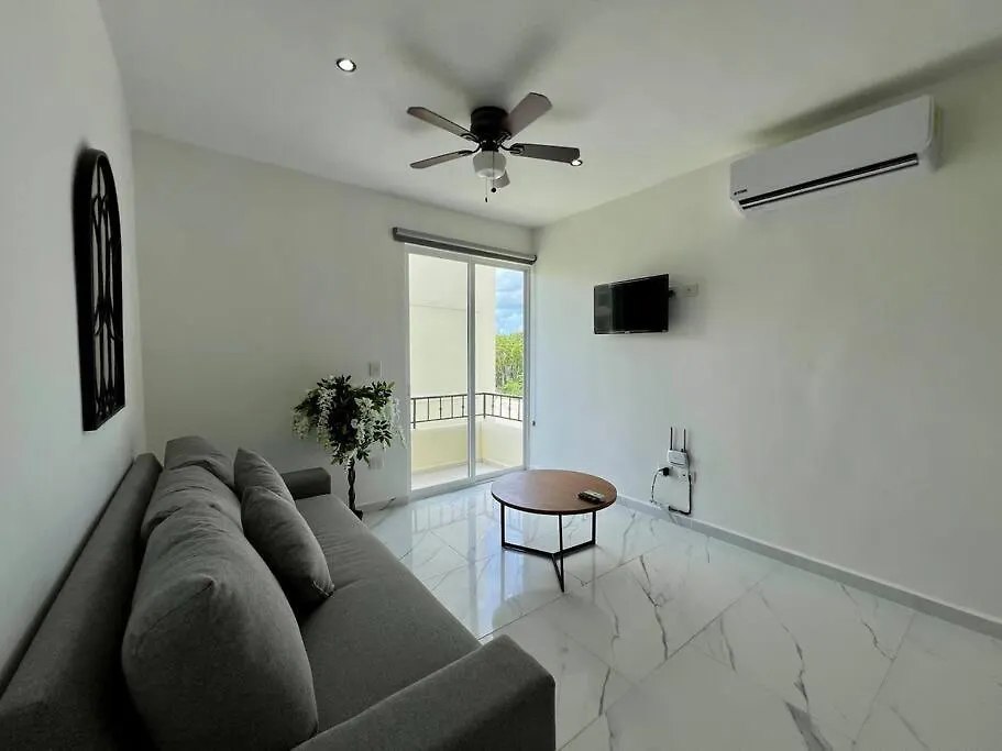 Comodo Y Hermoso Departamento Para 5 En Tulum Ir22